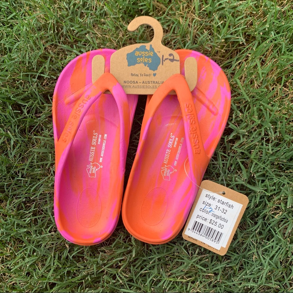 Aussie Soles Starfish Flip Flops